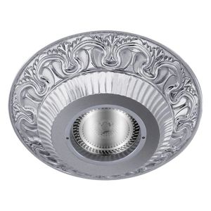 recessed downlight / LED / round / brass
