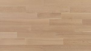 engineered parquet floor / glued / white oak / matte