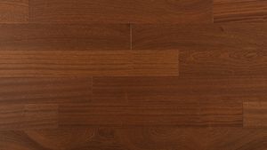 engineered parquet floor / glued / mahogany / semi-gloss