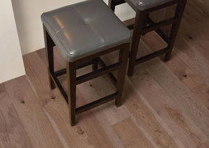 engineered parquet floor / glued / hardwood / semi-gloss