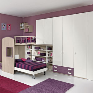 white children's bedroom furniture set / girl's