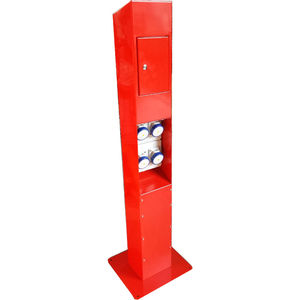 electrical distribution bollard / steel / high