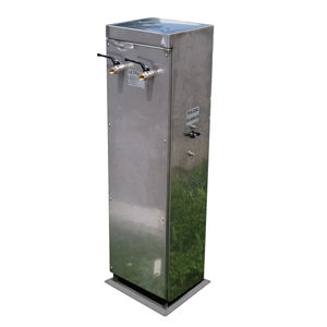water supply bollard / stainless steel