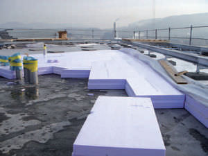 thermal insulation / extruded polystyrene / for flooring / for roofs