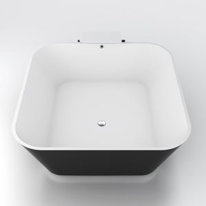 free-standing bathtub / square / Solid Surface