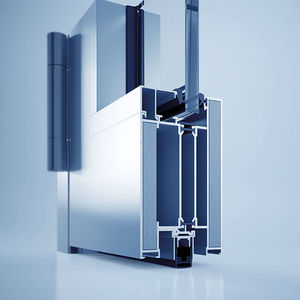 aluminum door profile / thermally-insulated / security / fire-rated