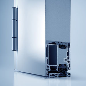 aluminum door profile / thermally-insulated / security / acoustic
