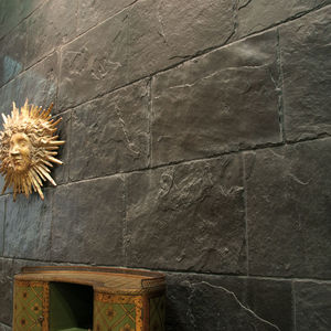 concrete wallcovering / home / embossed / stone look