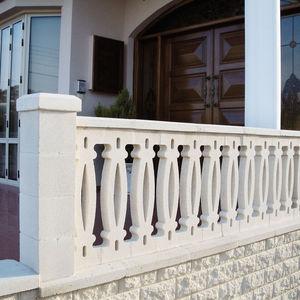 engineered stone balustrade / outdoor / for patios / for balconies