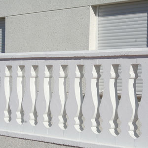 engineered stone balustrade / outdoor / for patios / for balconies