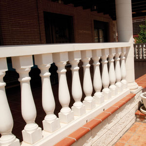 engineered stone balustrade / outdoor / for patios / for balconies