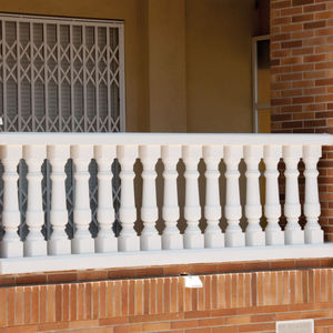 engineered stone balustrade / outdoor / for patios / for balconies