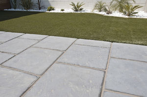 outdoor tile / for floors / concrete / matte