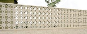 concrete balustrade / panel / for balconies / for patios