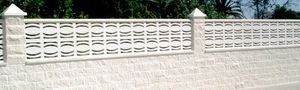 concrete balustrade / panel / outdoor / for balconies