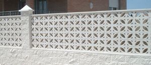 concrete balustrade / panel / outdoor / for balconies