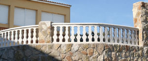 engineered stone balustrade / outdoor / for balconies / for patios