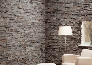 concrete wall cladding panel / exterior / interior / stone look