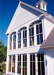 swing French door / aluminum / wooden / double-glazed