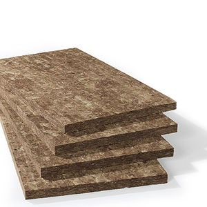 thermal-acoustic insulation / stone wool / for floors / for roofs