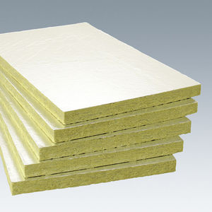 thermal-acoustic insulation / stone wool / for facades / panel