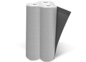 bituminous waterproofing membrane / for roofs / roll / with vapor barrier
