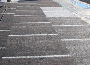 thermal-acoustic insulation / fiberglass / for roofs / roll