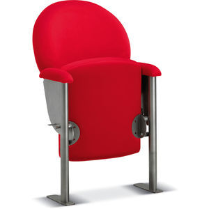 theater auditorium seating / contemporary / fabric / metal
