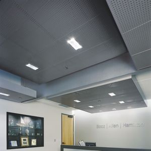 metal suspended ceiling / panel / acoustic / insulating
