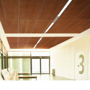 wooden suspended ceiling / panel / acoustic