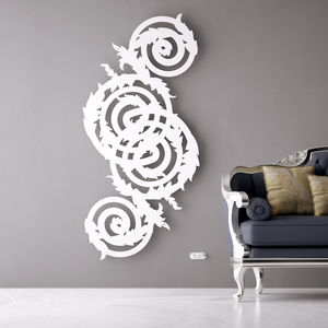 hot water radiator / electric / metal / original design
