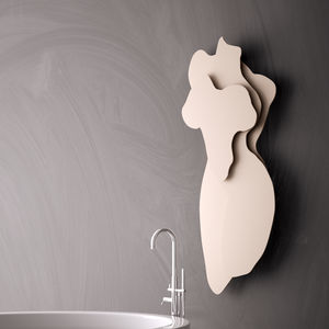 hot water radiator / electric / metal / original design