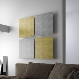hot water radiator / electric / metal / contemporary
