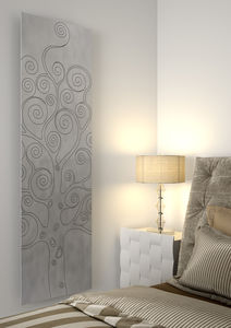 hot water radiator / electric / metal / contemporary