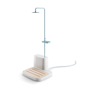 floor-mounted shower set / contemporary / rain