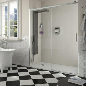 sliding shower screen / for alcoves