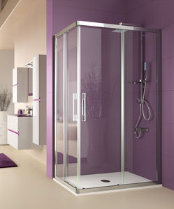 sliding shower screen / corner