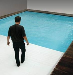 automatic swimming pool cover / security
