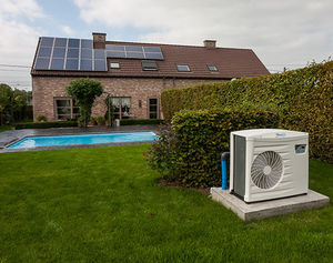 air source heat pump / geothermal / for swimming pools / outdoor
