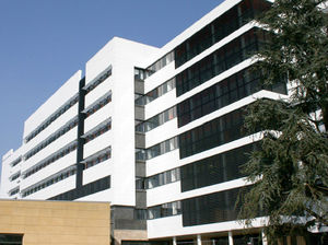 aluminum solar shading / for facades / vertical
