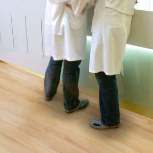 PVC flooring / roll / smooth / wood look