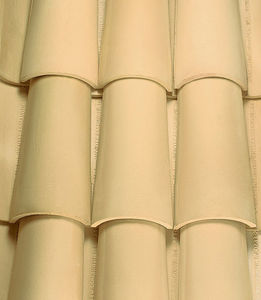 Roman roof tile / clay / colored / aged