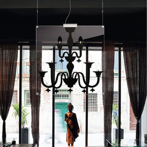 pendant lamp / original design / metal / methacrylate