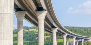 prestressed concrete beam / rectangular / for bridge
