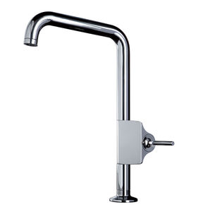 chromed metal mixer tap / kitchen / 1-hole / swivel spout
