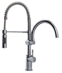 chromed metal mixer tap / ABS / kitchen / 1-hole