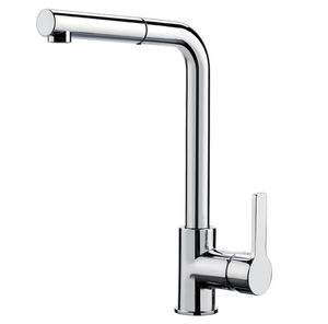 chromed metal mixer tap / brass / kitchen / 1-hole