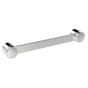 1-bar towel rack / wall-mounted / metal