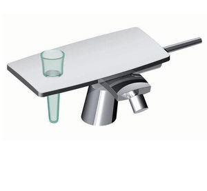 bidet mixer tap / chromed metal / bathroom / 1-hole