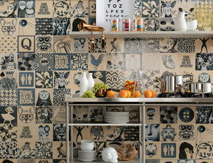 indoor tile / wall / floor / porcelain stoneware